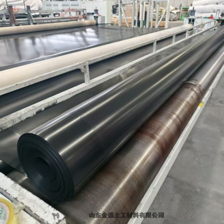 污水處理池防滲-1.5mm厚建標HDPE黑膜高強抗拉性能